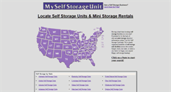 Desktop Screenshot of myselfstorageunit.com